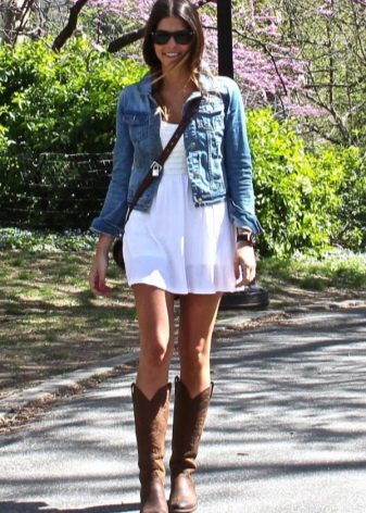  Baby Doll Dress with Denim