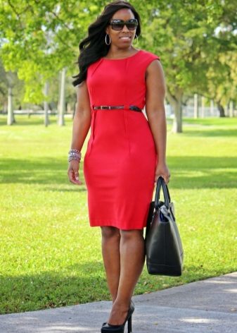Sheath dress for obese girls