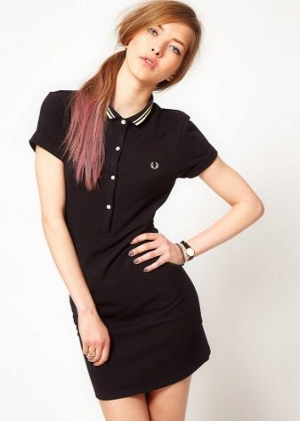 Slim fit polo dress