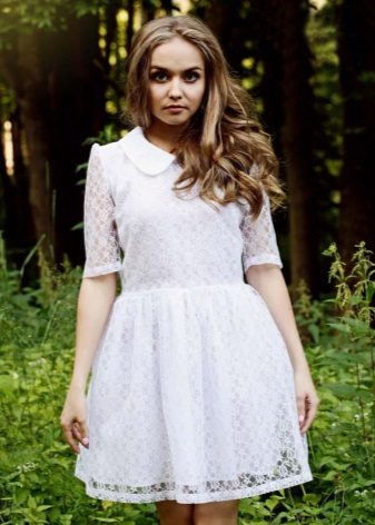 Short dress Tatyana from guipure