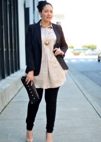 Tunic dress for full