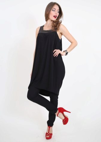 Black dress tunic