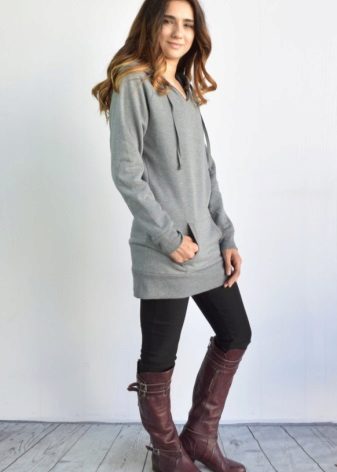 Tunic sweatshirt