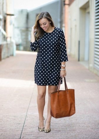 Sulfur Polka Dot Casual Dress