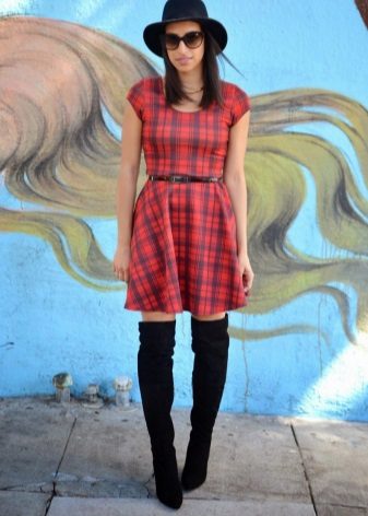 Tartan Red Check Dress