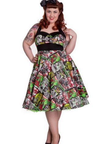 Dress in the style of the 50s for full