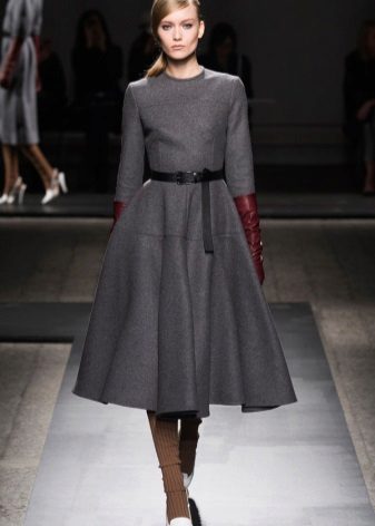 Three Quarter Sleeve Bow Dress