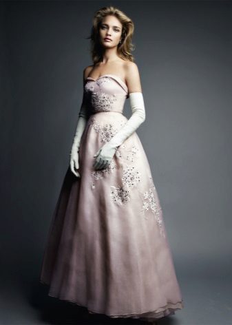 Pink New Bow Bustier Dress