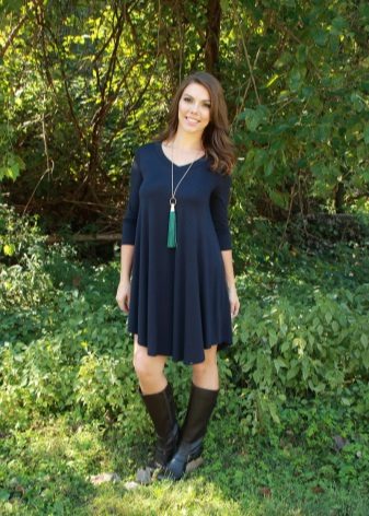 Short casual tunic dress