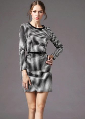 Sheath / Column Print Sheath Dress