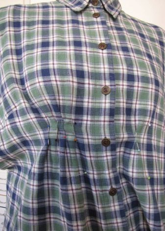 Tailoring a shirt for a dress