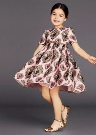 Summer retro dress for girls