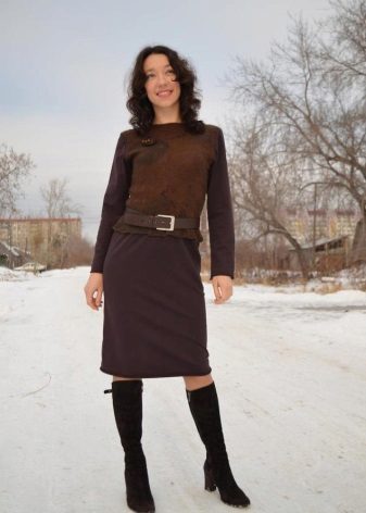 brown footwear dress