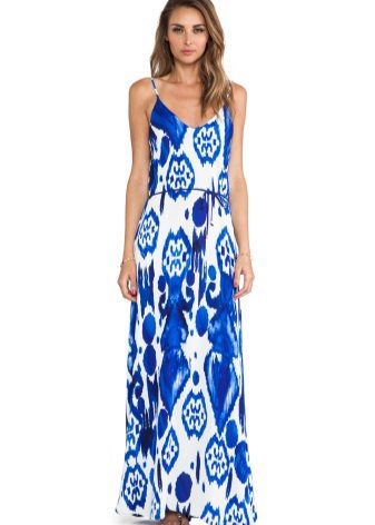 Sundress from coarse calico