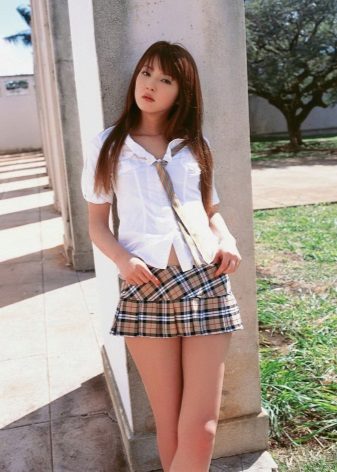 Rok mikro pleated besar