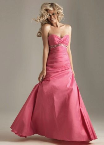 pink taffeta dress