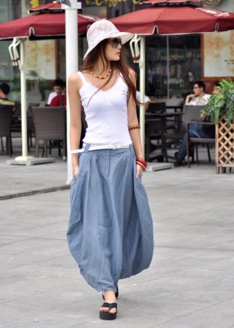 chiffon skirt