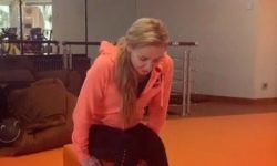 It even hurts to look: 44-year-old Tatyana Navka celebrated Yoga Day on nails