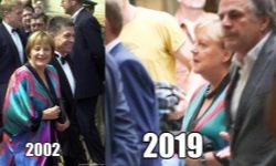 Nostalgia: Angela Merkel appeared in public in a blouse purchased 23 years ago