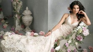 Long lace wedding dresses