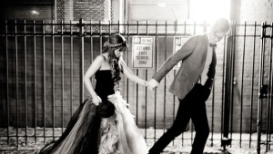 Black wedding dress - for extravagant brides