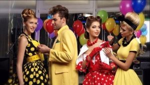 Dresses in the style of style - mischievous playful image