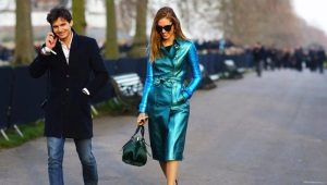 Women's leather cloak