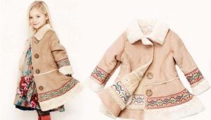 Children's sheepskin coats for girls