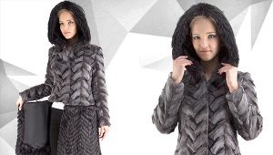 Transforming fur coat