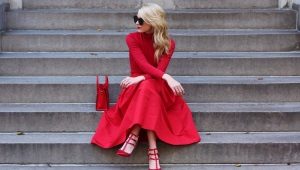 What shoes fit a red dress?