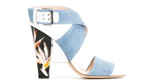 Denim sandals