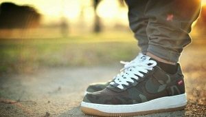 Camouflage sneakers