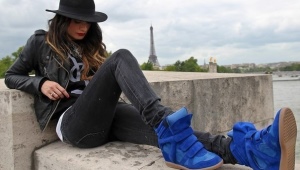 Blue boots