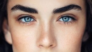 Thick eyebrows: types, extensions and makeup