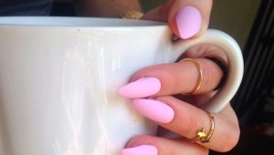 Design Ideas for Pink Matte Manicure