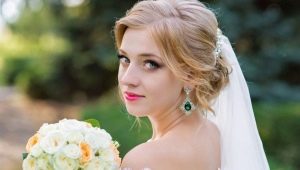 How to attach a veil to the hairstyle?