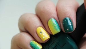 The best design ideas for yellow-green manicure