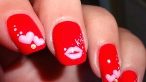Manicure with lips: original ideas and tips for their implementation