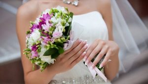 Wedding french manicure