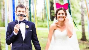 Accessori per servizi fotografici di matrimonio: tipi, raccomandazioni per la selezione e la produzione