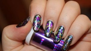 Gel polish foil: what is it, types and application in design