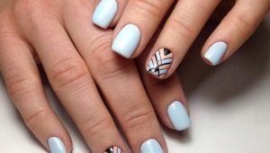 Geometry Ideas for Short Nails Manicure