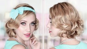 How to quickly make a beautiful hairstyle on a square?