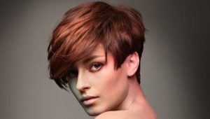 Asymmetric haircuts for short hair