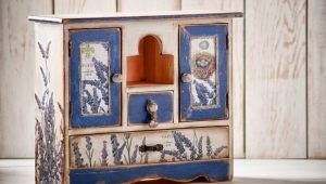 Furniture decoupage: original ideas and decoration instructions