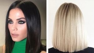 Women's haircut to the shoulders without bangs