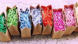 Gift paper filler: how to choose and how to make it yourself?