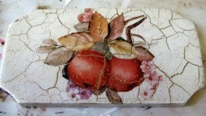 Features of one-step and two-step craquelure