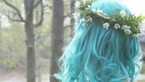 Turquoise hair color: who cares and how to dye your hair?