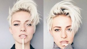 Blond for short hair: fashion options and dyeing technique